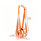 Dog Rear Leg Support Harness | Adjustable Lift Sling for Senior Injured Dogs Orange S-XL