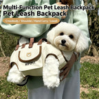 Multifunctional Pet Carrier Harness Backpack, Crossbody & Single‑Shoulder Wearable Sling Bag for Small Dogs & Cats, with 1.5m Matching Leash, 600D Waterproof Oxford Fabric