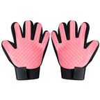 Pet Grooming Glove — Gentle Deshedding & Massage Brush for Dogs & Cats