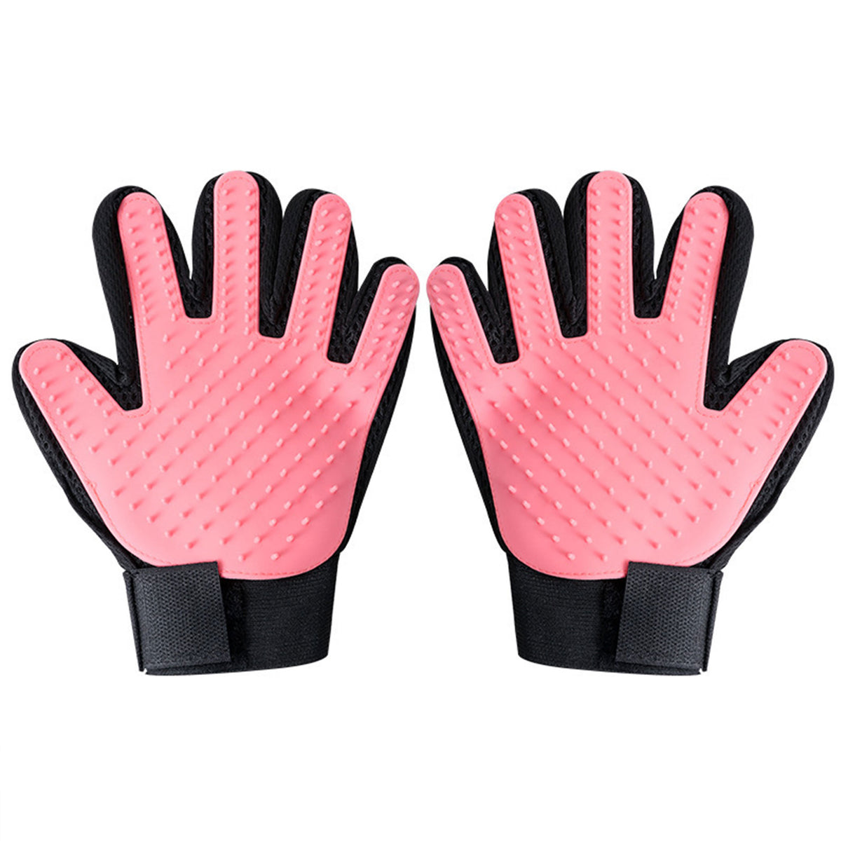 Pet Grooming Glove — Gentle Deshedding & Massage Brush for Dogs & Cats