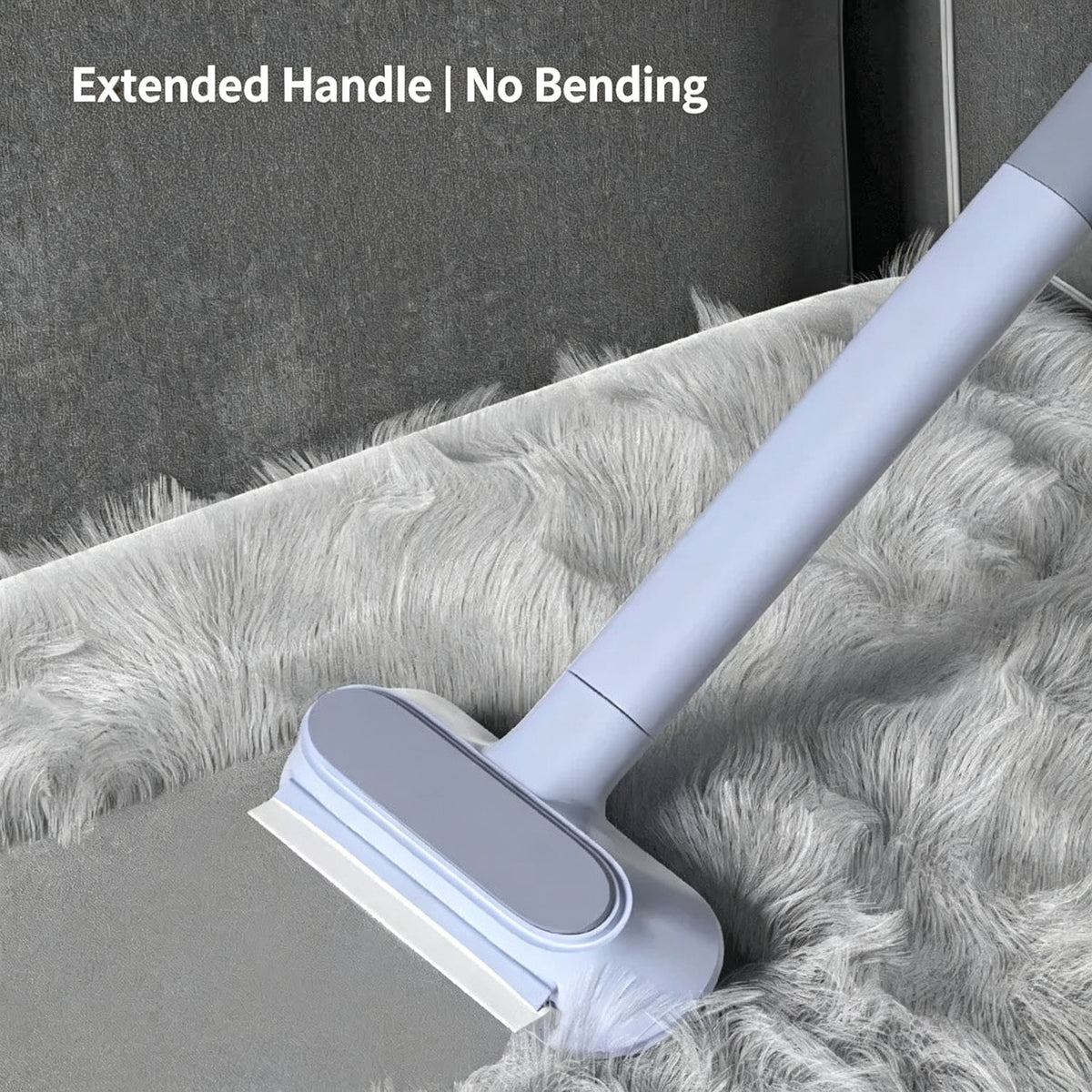 Long Handle Pet Hair Remover Brush – Reusable Lint Remover for Couch, Bed, Carpet & Clothing
