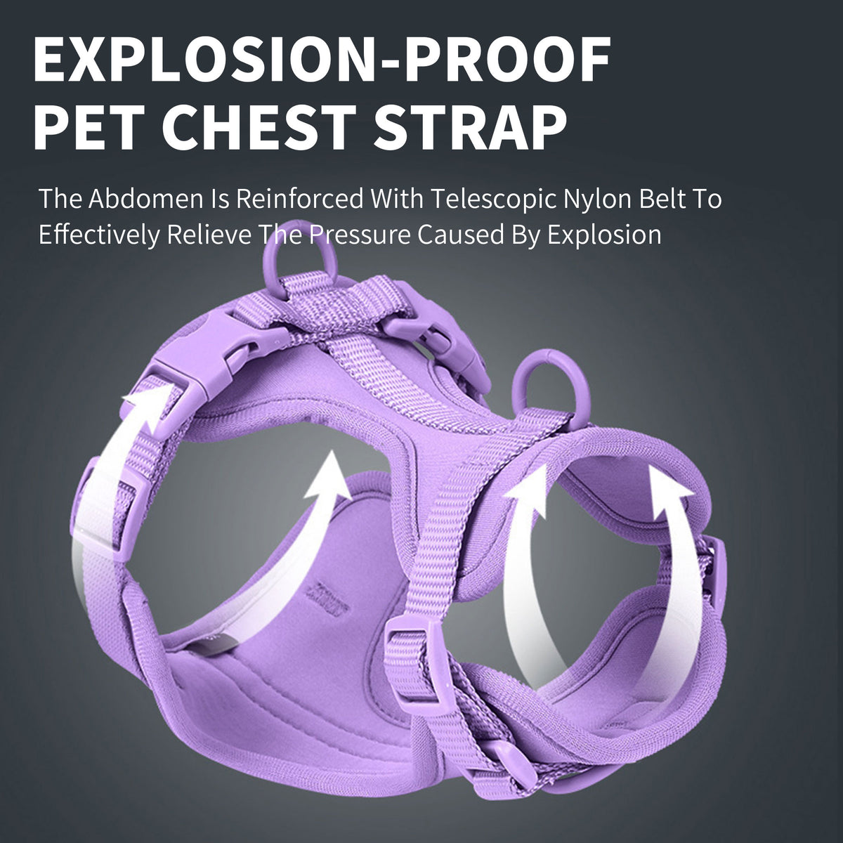 Anti-Escape Anti-Pull Dog Harness 4-Piece Set, Adjustable Breathable Pet Walking Kit with Collar, Leash & Poop Bag Dispenser, 15 Colors Available