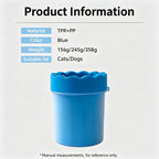 Pet Paw Cleaner Cup — 360° Silicone Bristle Paw Washer for Dogs & Cats