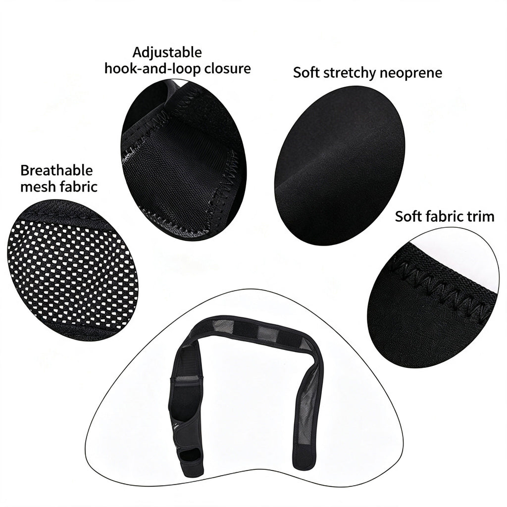Adjustable Dog Leg Joint Knee Brace, Neoprene Canine Leg Support Sleeve for Injury Recovery, Post Surgery Protection & Arthritis Relief, Fits All Four Legs