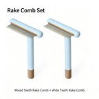 Pet Fine Tooth Face Comb, Gentle Grooming Comb for Cats & Small Dogs, for Tear Marks, Chin & Paw Area Grooming