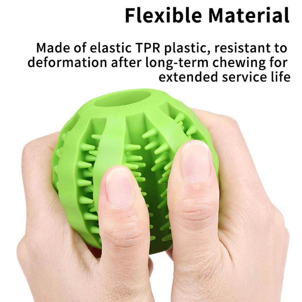 Watermelon‑Shaped TPR Treat Dispensing Ball, Interactive Chew Toy for Dogs & Cats, Slow Feeder Enrichment Toy, 3 Sizes Available