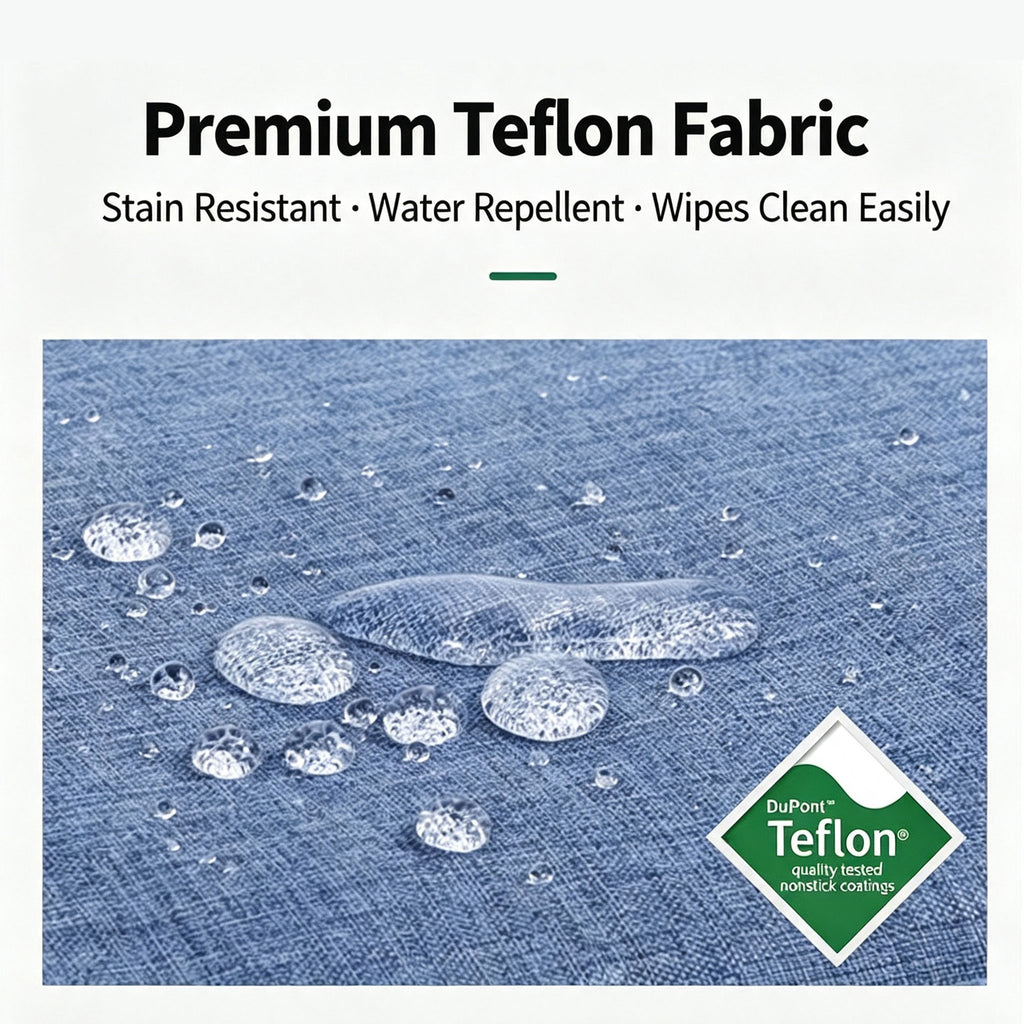 Portable Foldable Outdoor Pet Travel Mat, Reversible Scratch & Wear‑Resistant Water‑Repellent Sleeping Pad for Dogs & Cats, With Carry Handle, Denim Blue & Dark Grey, S/M/L Sizes