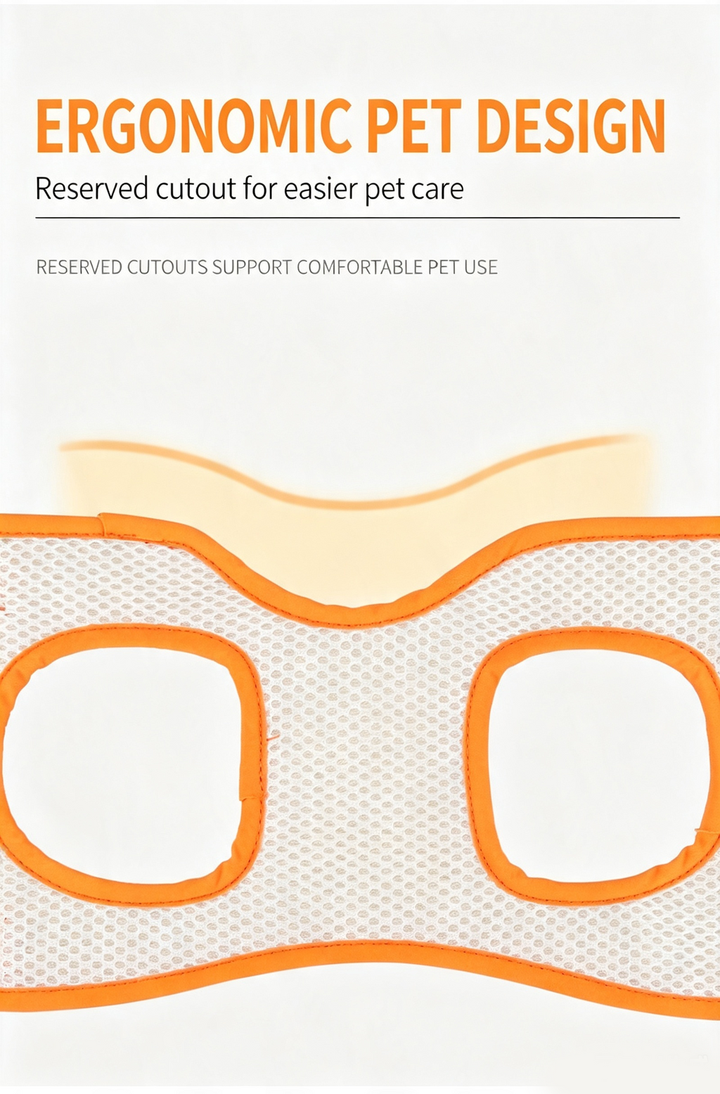 Dog Rear Leg Support Harness | Adjustable Lift Sling for Senior Injured Dogs Orange S-XL