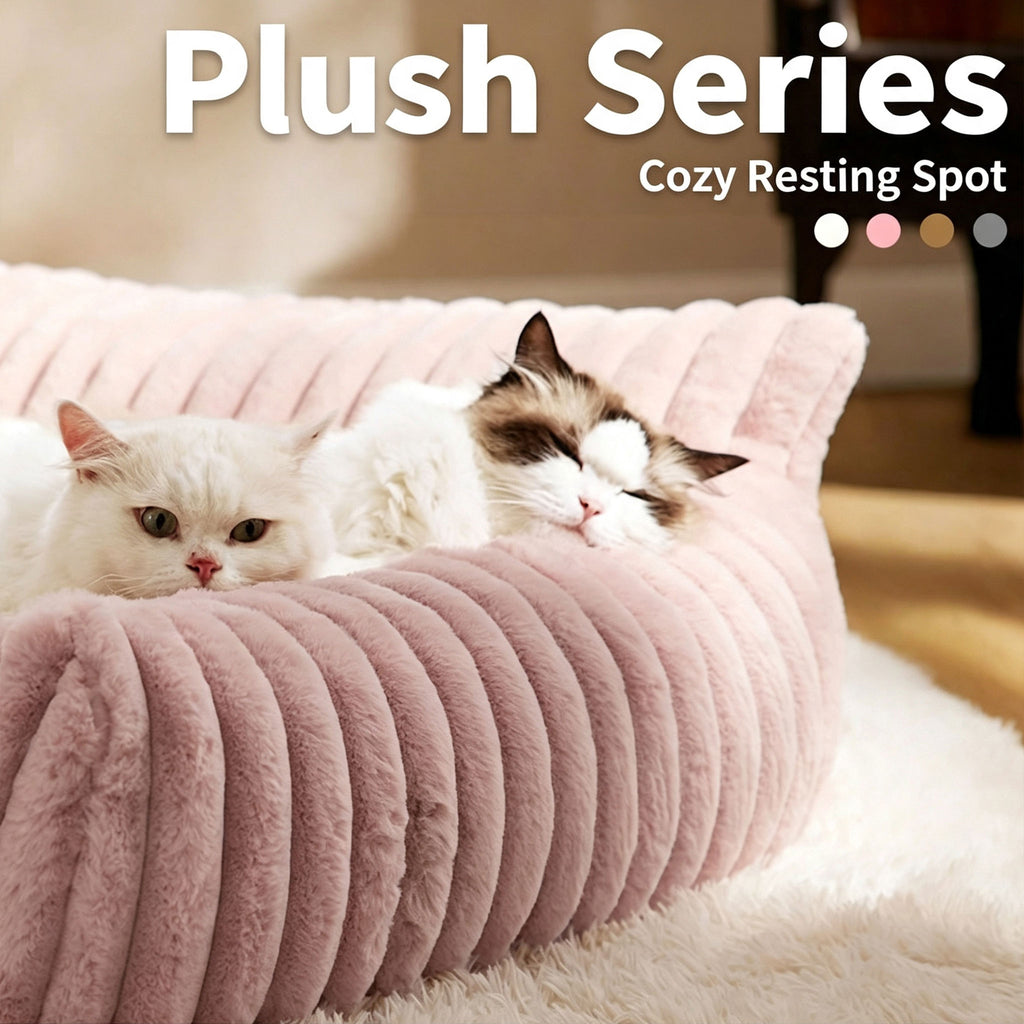 Luxury Removable Washable Mini Pet Sofa Couch, 3 Sizes Soft PP Cotton Sponge Dog Cat Bed