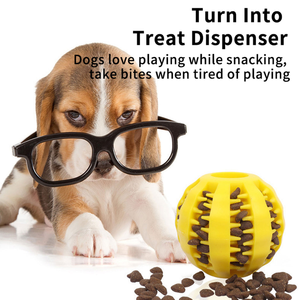 Watermelon‑Shaped TPR Treat Dispensing Ball, Interactive Chew Toy for Dogs & Cats, Slow Feeder Enrichment Toy, 3 Sizes Available