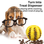 Watermelon‑Shaped TPR Treat Dispensing Ball, Interactive Chew Toy for Dogs & Cats, Slow Feeder Enrichment Toy, 3 Sizes Available