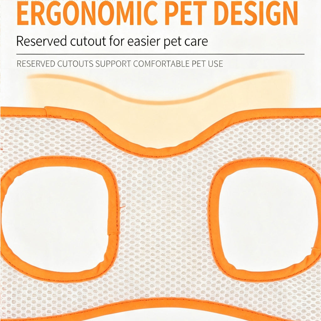 Dog Rear Leg Support Harness | Adjustable Lift Sling for Senior Injured Dogs Orange S-XL