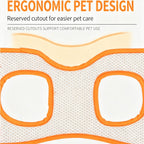 Dog Rear Leg Support Harness | Adjustable Lift Sling for Senior Injured Dogs Orange S-XL