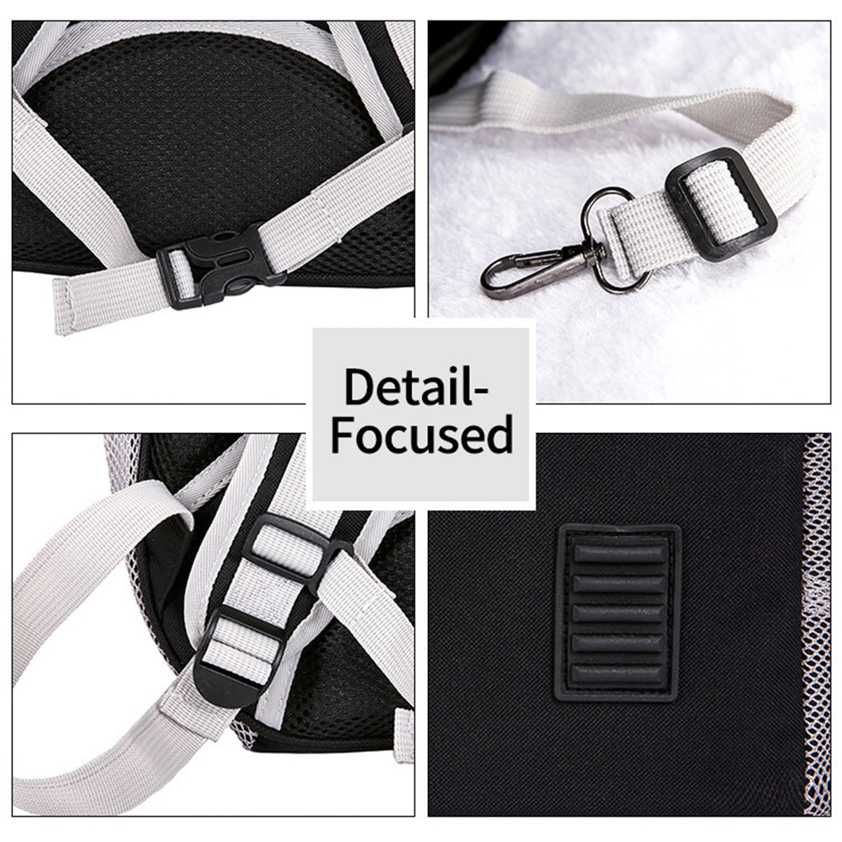 Cat Space Backpack Carrier, Semi‑Shaded Privacy Clear Pet Travel Backpack, Breathable Carrier for Small Cats & Puppies Under 6kg