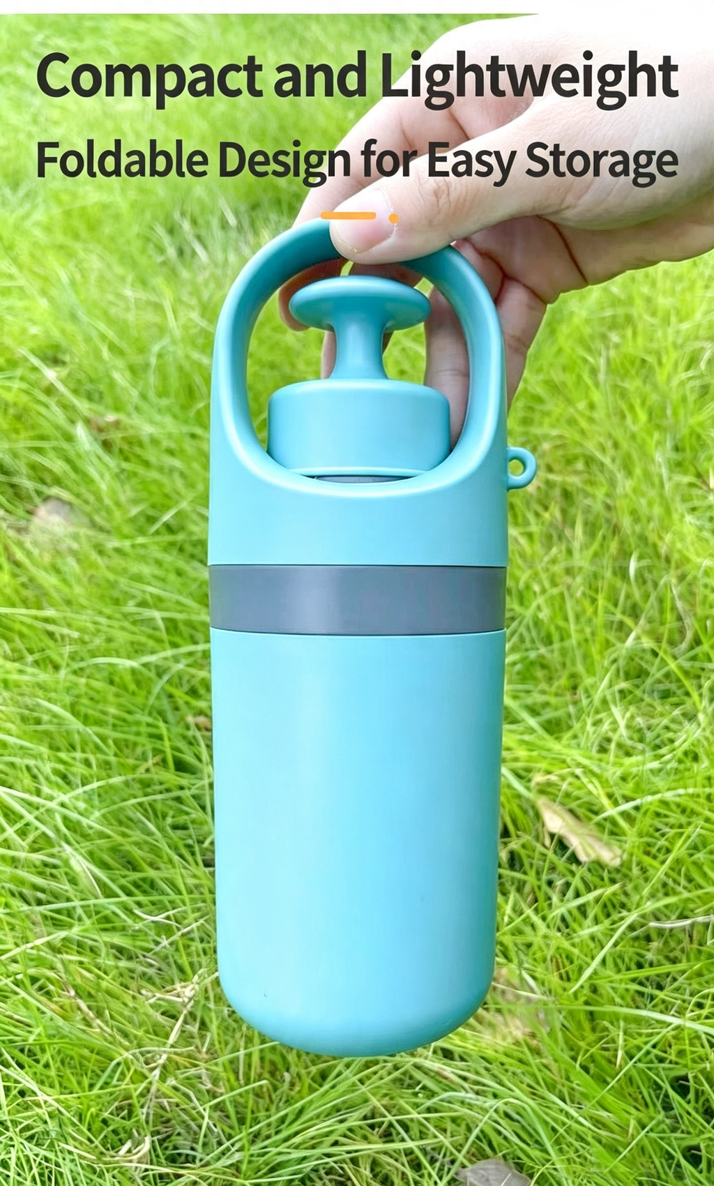Foldable 6-Claw Pet Pooper Scooper, Cup-Shape Portable Waste Grabber with Built-in Waste Bag Dispenser, Zero-Contact Dog & Cat Poop Picker for Outdoor Walking