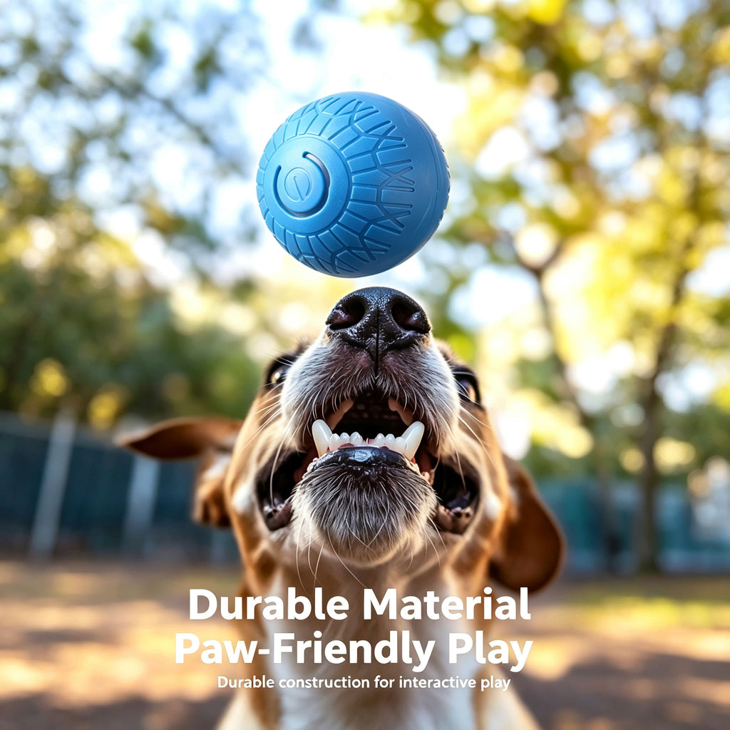 Interactive Automatic Rolling Dog Toy, USB‑C Rechargeable Moving Pet Ball for Small & Medium Dogs, Enrichment Play Toy for Indoor Outdoor Use