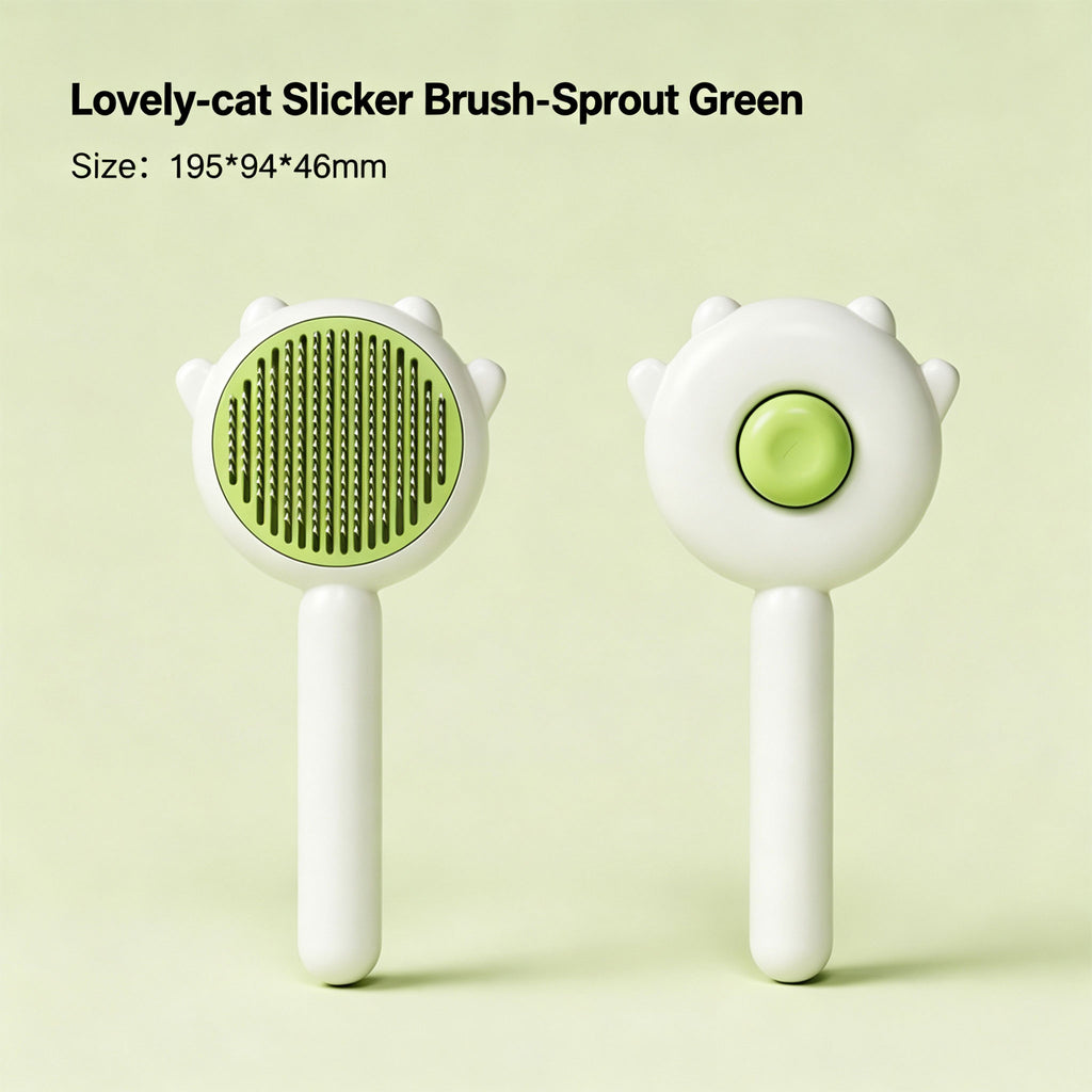 The Self-Cleaning Slicker Brush Cats & Dogs Actually Enjoy