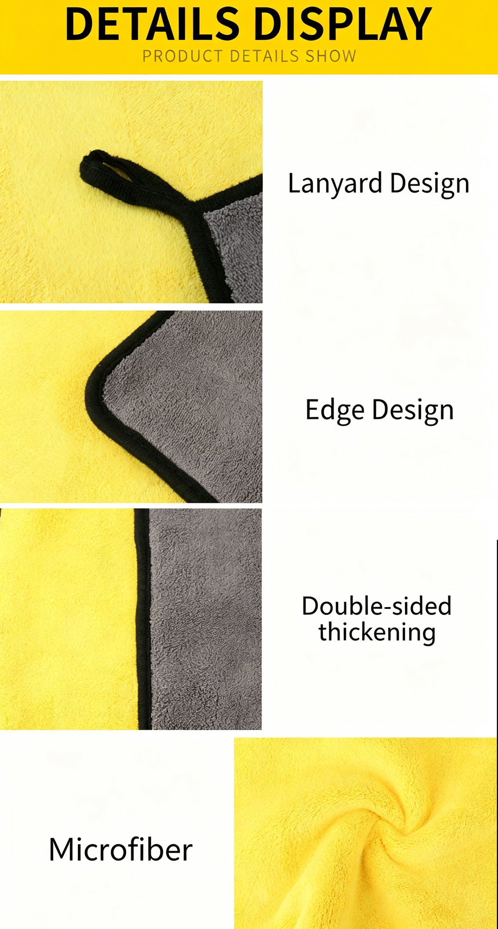4 Pack Multi-Size Microfiber Pet Bath Towels, Thick Quick Dry Absorbent Towels for Dogs & Cats