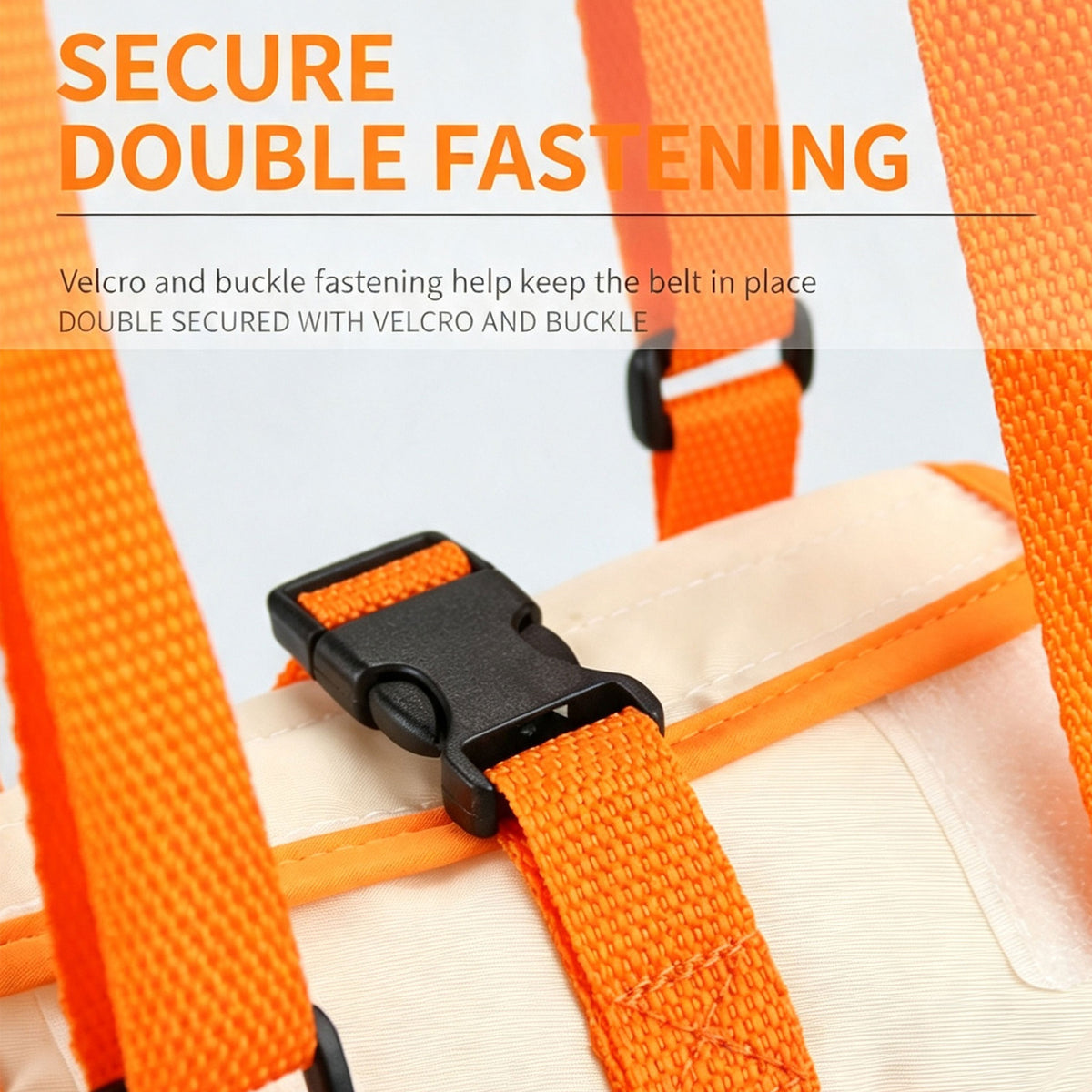 Dog Rear Leg Support Harness | Adjustable Lift Sling for Senior Injured Dogs Orange S-XL