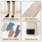 Knitted Dog Knee Leg Sleeves, Breathable Warm Anti-Slip Paw Protectors 4PCS S-XL