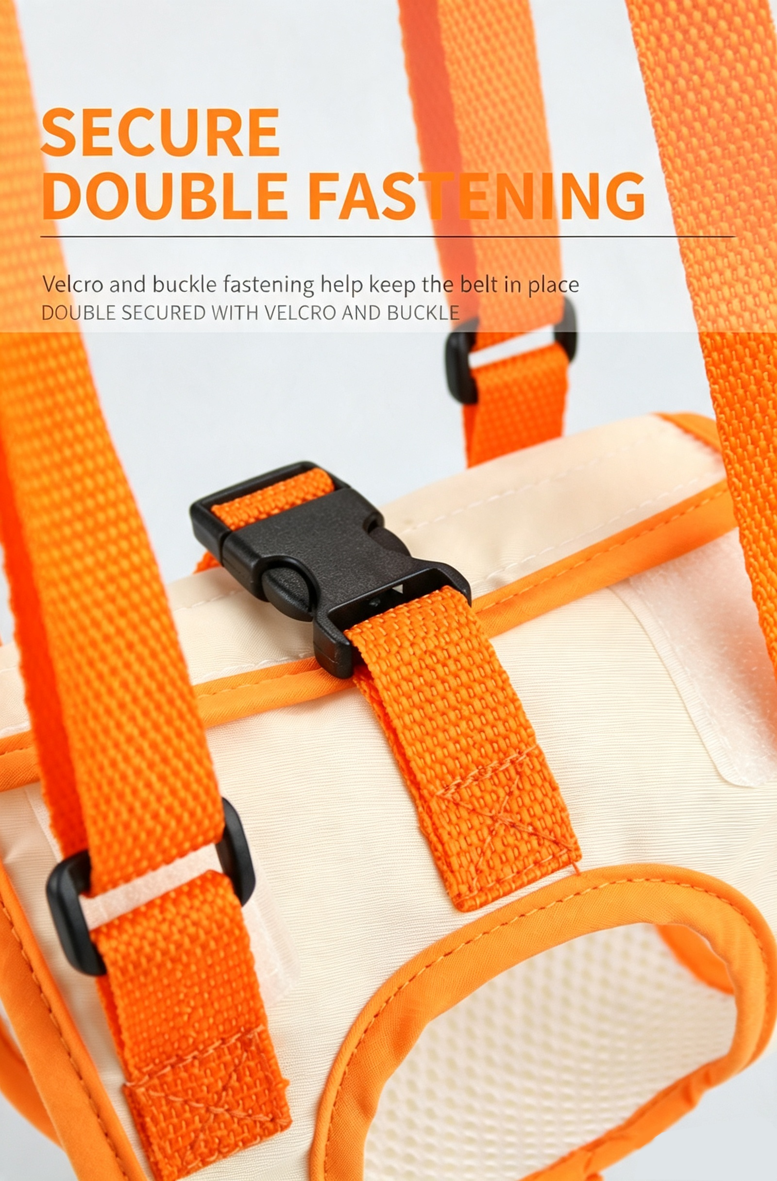 Dog Rear Leg Support Harness | Adjustable Lift Sling for Senior Injured Dogs Orange S-XL