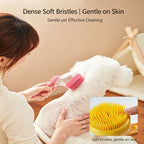Silicone Pet Bath Brush | Shampoo Dispenser for Dogs & Cats