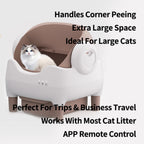 Automatic Self-Cleaning Cat Litter Box — Open Top, APP Control, Odor Control for Large Cats