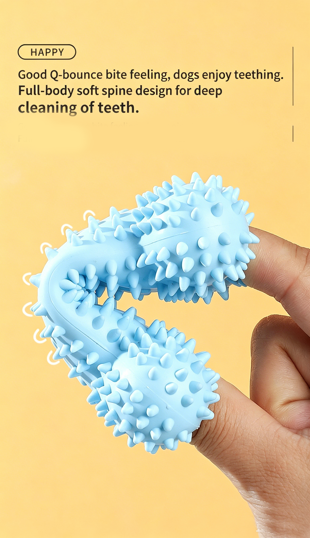 Dog TPR Chew Toy,Macaron Color Teething Stick,Durable Bite‑Resistant Dental Toy for Puppy & Adult Dog,Boredom Relief Interactive Toy