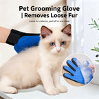 Pet Grooming Glove — Gentle Deshedding & Massage Brush for Dogs & Cats