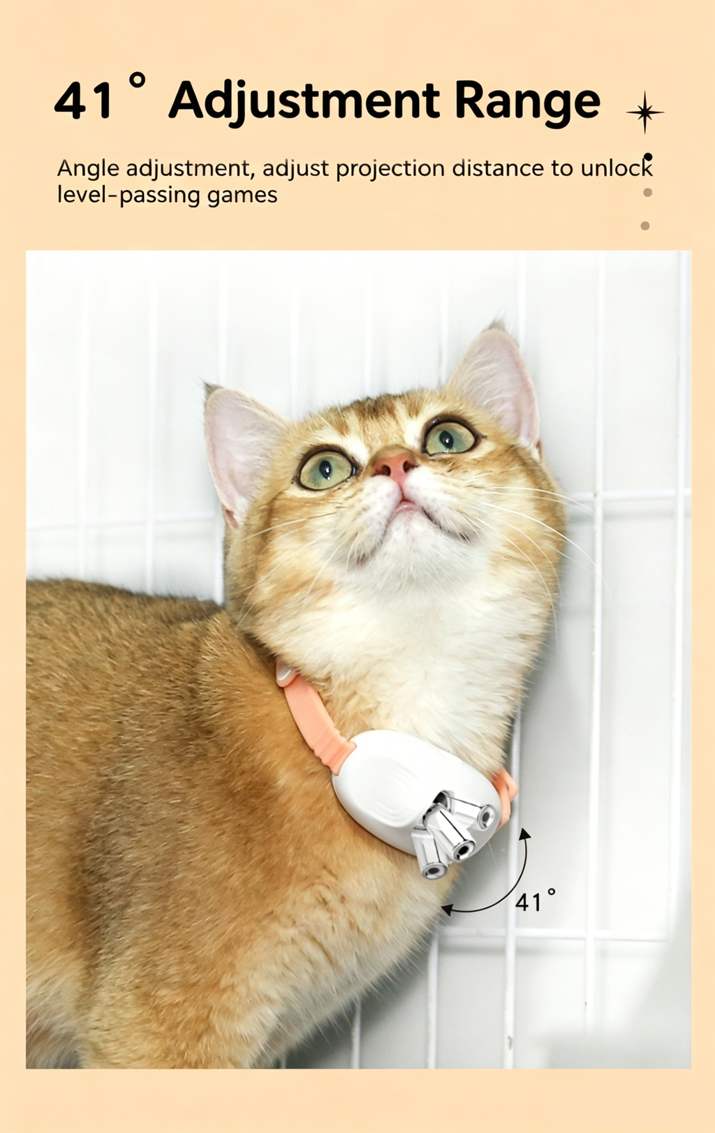 Automatic Laser Cat Collar | USB Rechargeable Interactive Kitten Play Toy