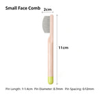Pet Fine Tooth Face Comb, Gentle Grooming Comb for Cats & Small Dogs, for Tear Marks, Chin & Paw Area Grooming