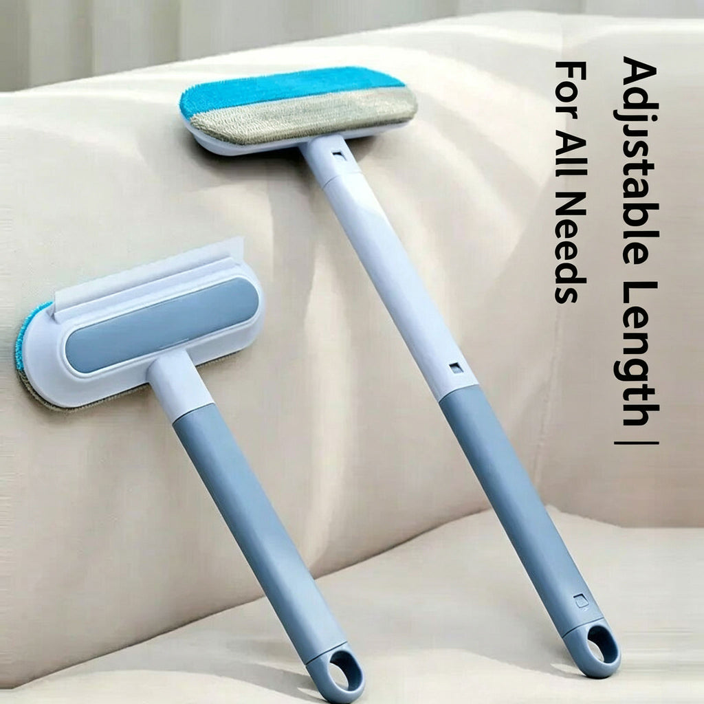 Long Handle Pet Hair Remover Brush – Reusable Lint Remover for Couch, Bed, Carpet & Clothing