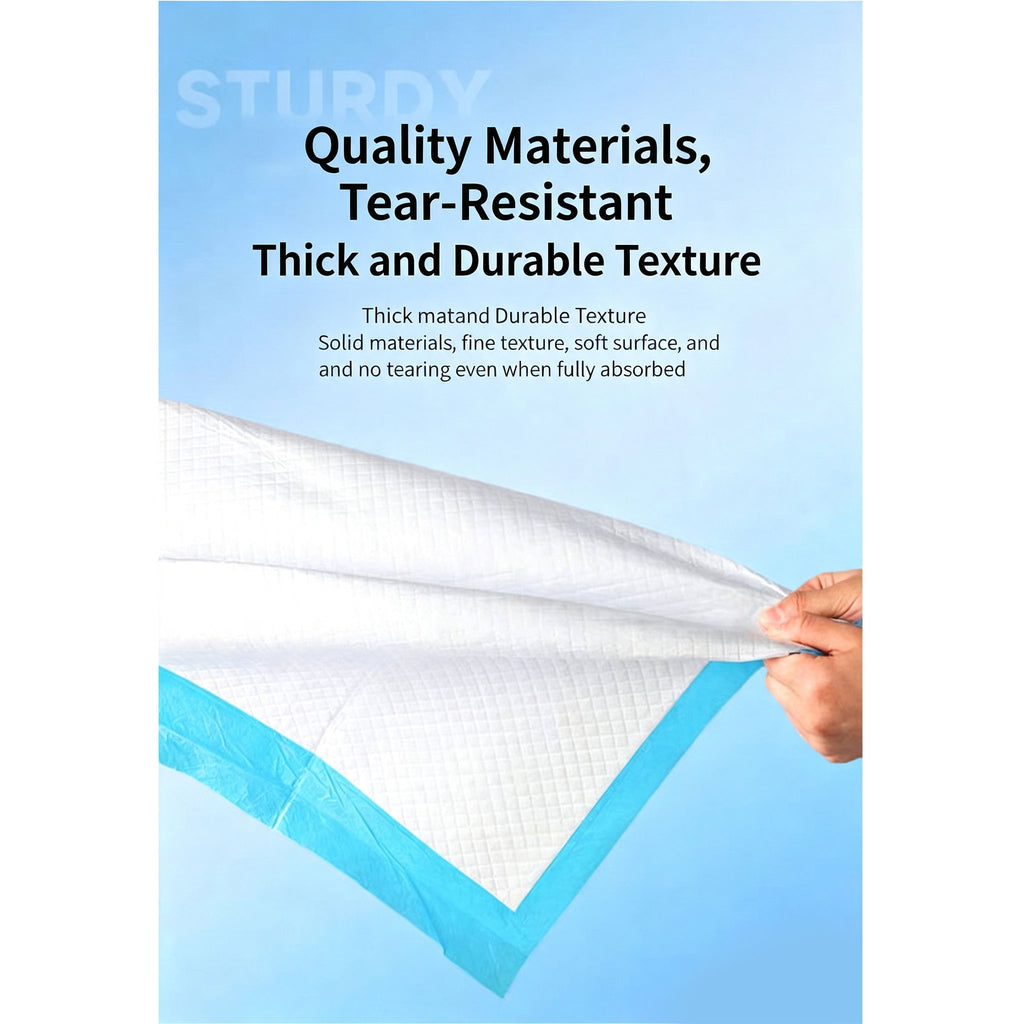 Disposable Pet Training Pads, Absorbent Puppy Pee Pads for Dogs & Cats, Leak-Proof Pet Underpads