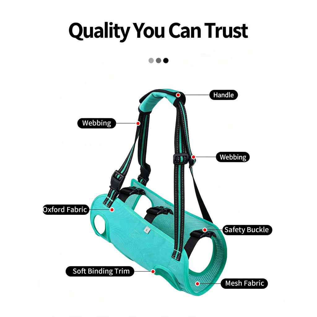 Full Body Support Dog Lift Harness | Mobility Aid for Senior, Injured & Disabled Dogs