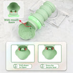 Collapsible Silicone Pet Travel Water Bottle | Portable Dog Water Dispenser for Walking Hiking Outdoor Trips