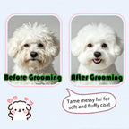 V‑Shaped Steel Pin Pet Grooming Comb, Gentle Loose Hair Remover, Daily Grooming Brush for Cats & Small Dogs