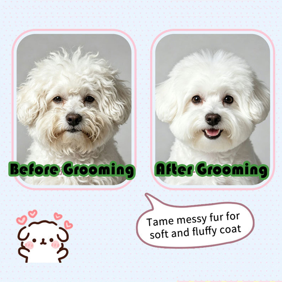 V‑Shaped Steel Pin Pet Grooming Comb, Gentle Loose Hair Remover, Daily Grooming Brush for Cats & Small Dogs