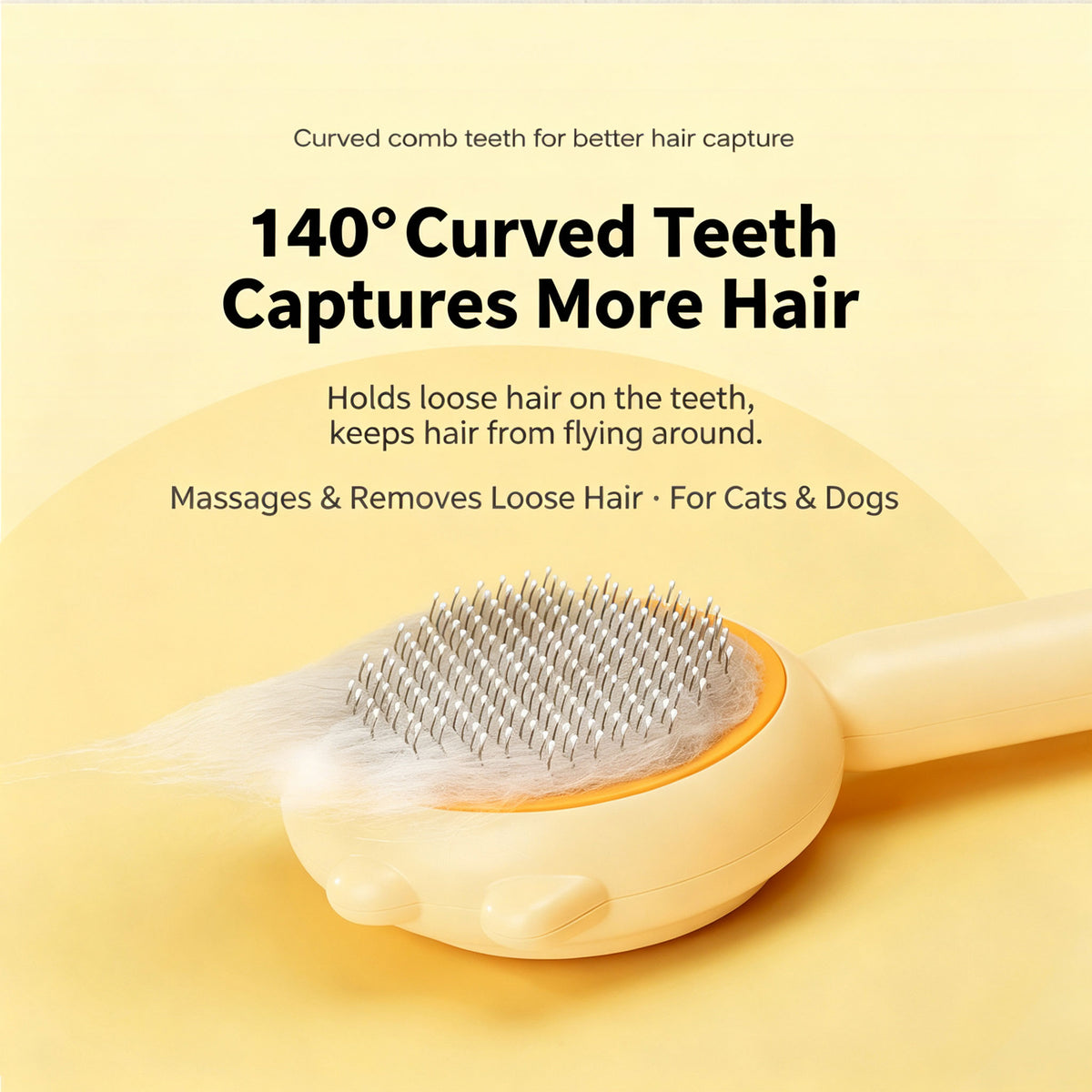 The Self-Cleaning Slicker Brush Cats & Dogs Actually Enjoy