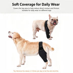 Adjustable Dog Leg Joint Knee Brace, Neoprene Canine Leg Support Sleeve for Injury Recovery, Post Surgery Protection & Arthritis Relief, Fits All Four Legs