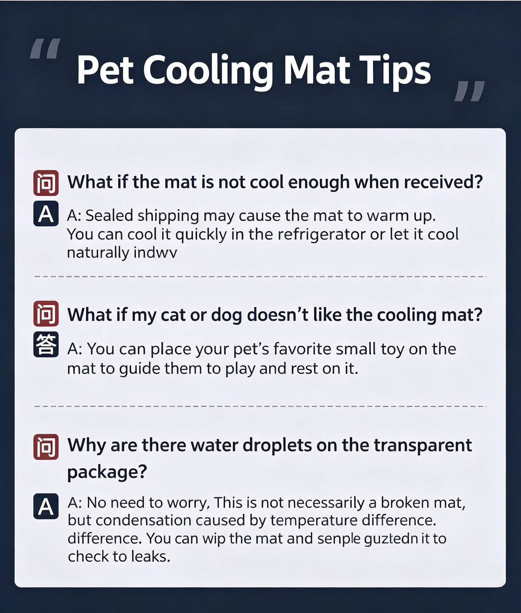 Pet Self Cooling Gel Mat, Non-Toxic Summer Cool Bed for Dogs & Cats, Waterproof Scratch Resistant 4 Sizes XS-L