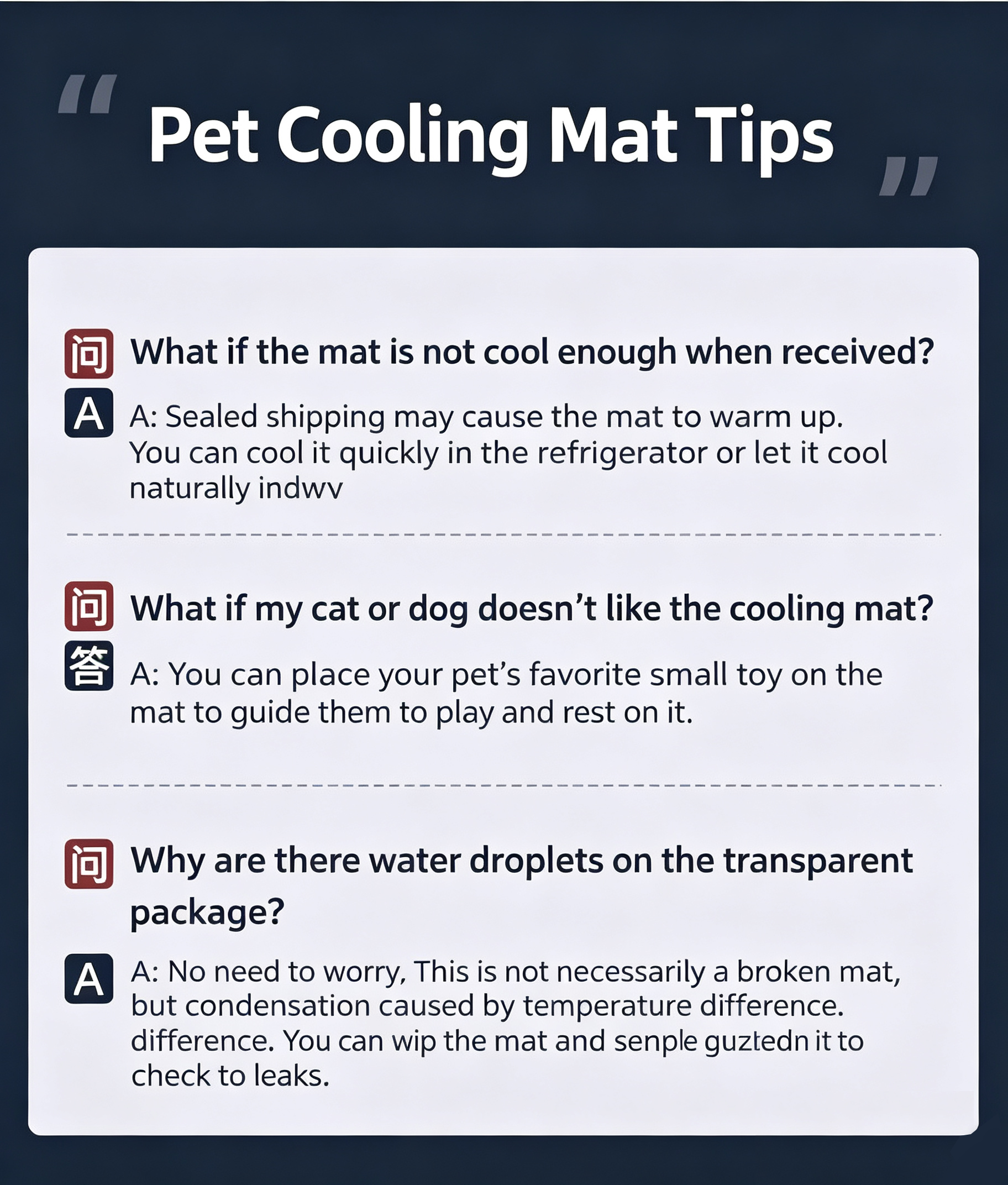 Pet Self Cooling Gel Mat, Non-Toxic Summer Cool Bed for Dogs & Cats, Waterproof Scratch Resistant 4 Sizes XS-L