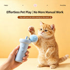 Interactive Electric Cat Teaser — Retractable String Toy with Pom-Pom
