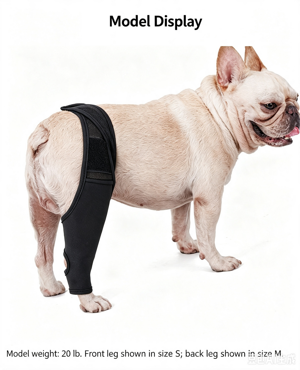 Adjustable Dog Leg Joint Knee Brace, Neoprene Canine Leg Support Sleeve for Injury Recovery, Post Surgery Protection & Arthritis Relief, Fits All Four Legs