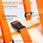 Dog Rear Leg Support Harness | Adjustable Lift Sling for Senior Injured Dogs Orange S-XL