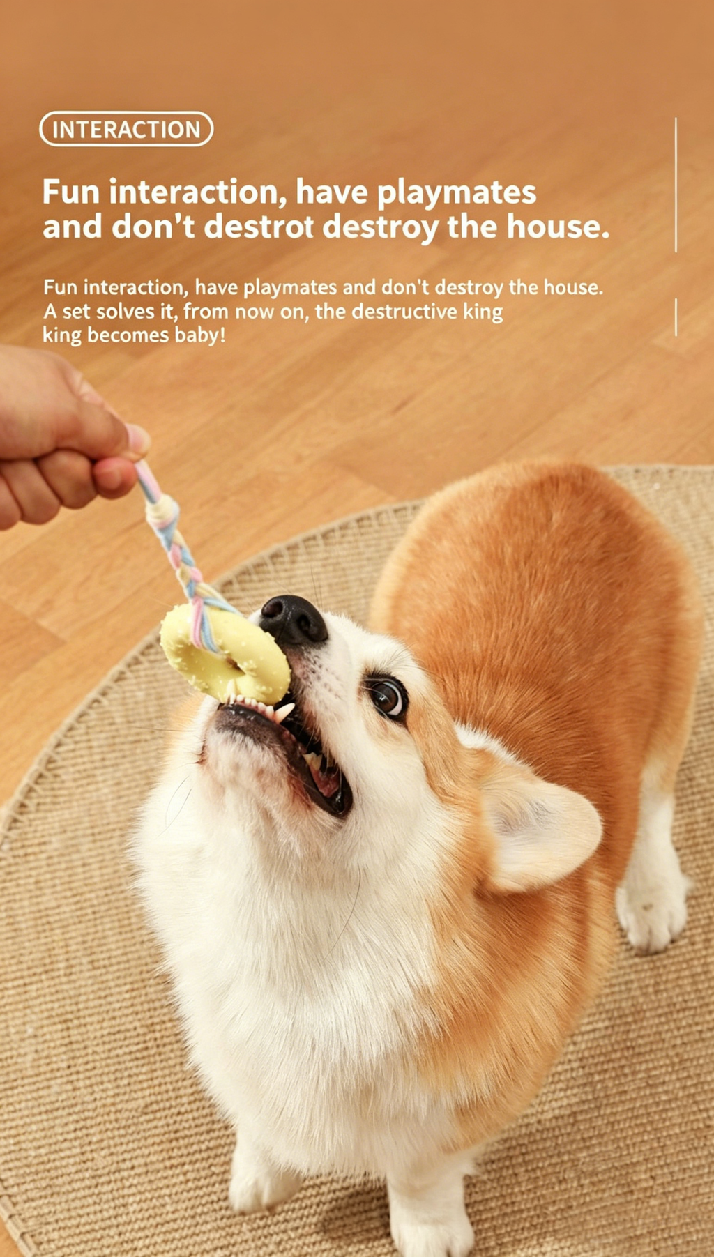 Dog TPR Chew Toy,Macaron Color Teething Stick,Durable Bite‑Resistant Dental Toy for Puppy & Adult Dog,Boredom Relief Interactive Toy