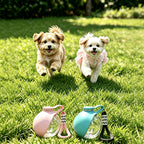 Portable Pet Water Bottle, Spherical Travel Dog Water Cup with Lanyard, Leak‑Proof Outdoor Drinking Dispenser for Walking Hiking Trips for Small Medium Dogs