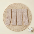 Knitted Dog Knee Leg Sleeves, Breathable Warm Anti-Slip Paw Protectors 4PCS S-XL