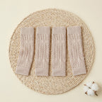 Knitted Dog Knee Leg Sleeves, Breathable Warm Anti-Slip Paw Protectors 4PCS S-XL