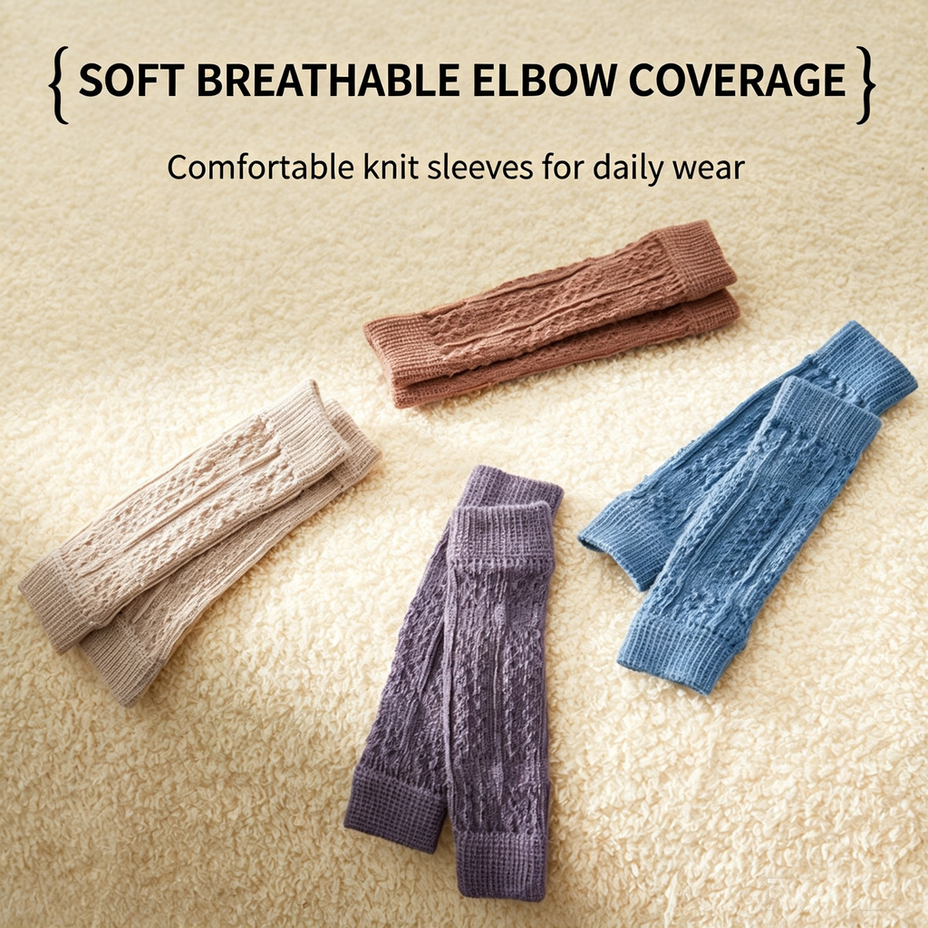 Knitted Dog Knee Leg Sleeves, Breathable Warm Anti-Slip Paw Protectors 4PCS S-XL
