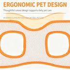 Dog Rear Leg Support Harness | Adjustable Lift Sling for Senior Injured Dogs Orange S-XL